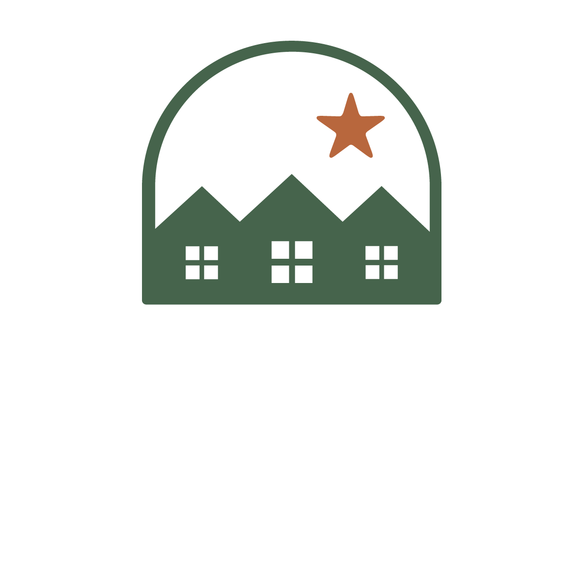The image is a logo for Aurora Square Estates, a Wan Bridge community.